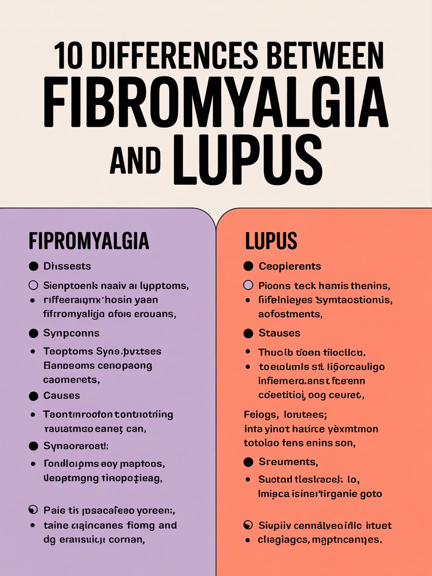 10 Differences Between Fibromyalgia and Lupus