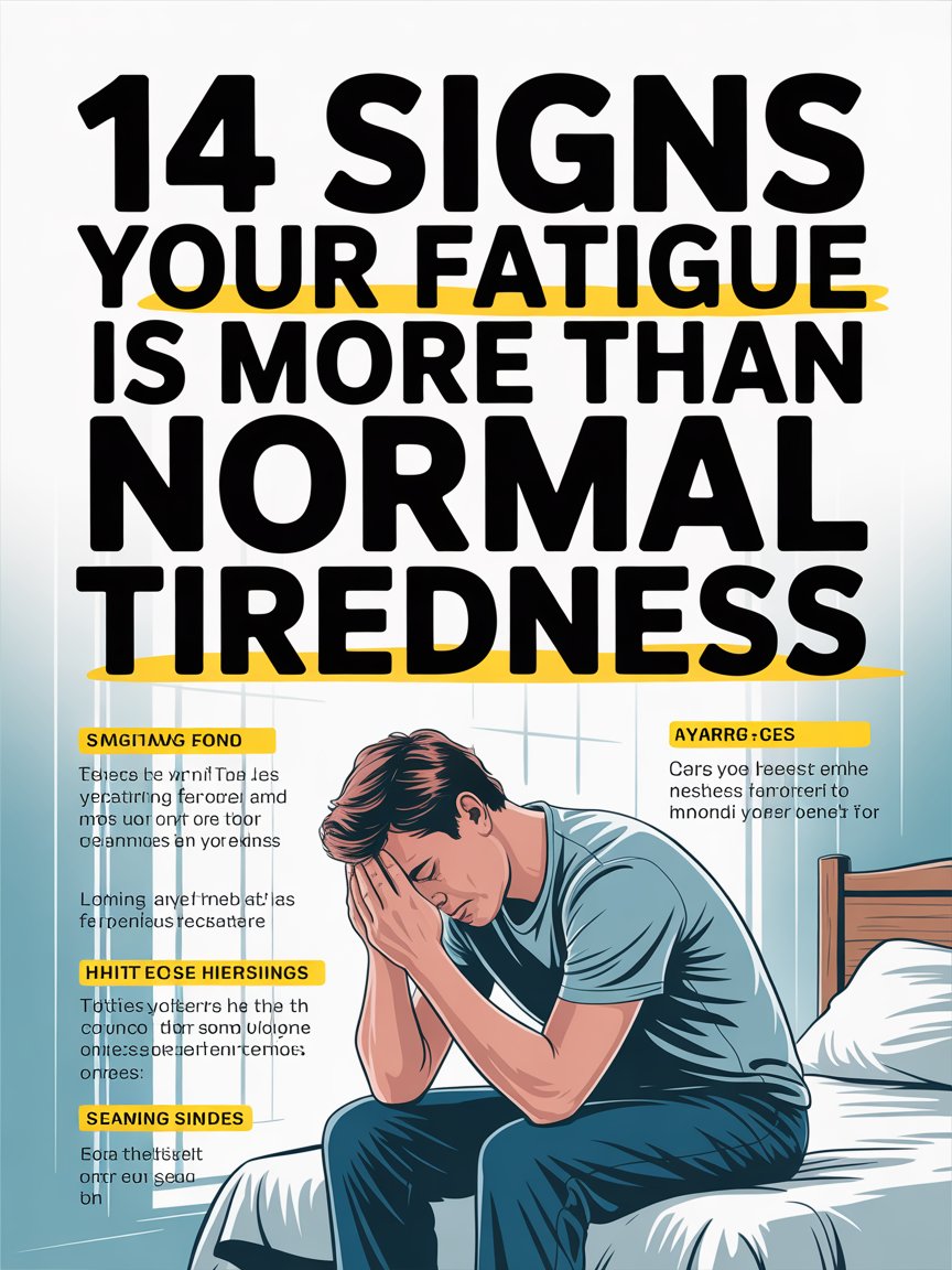 14 Signs Your Fatigue Is More Than Normal Tiredness