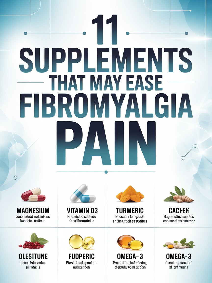 11 Supplements That May Ease Fibromyalgia Pain