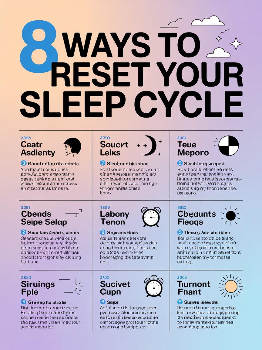 8 Ways to Reset Your Sleep Cycle