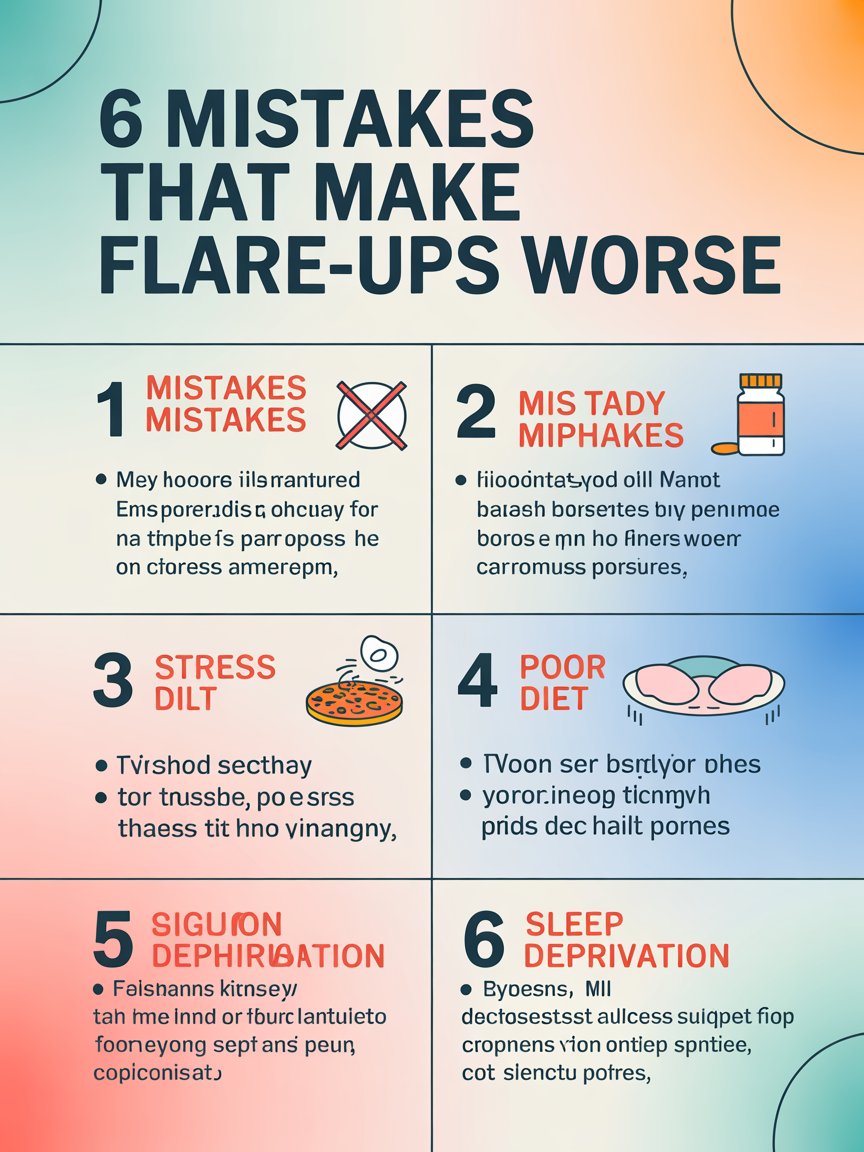 6 Mistakes That Make Flare-Ups Worse