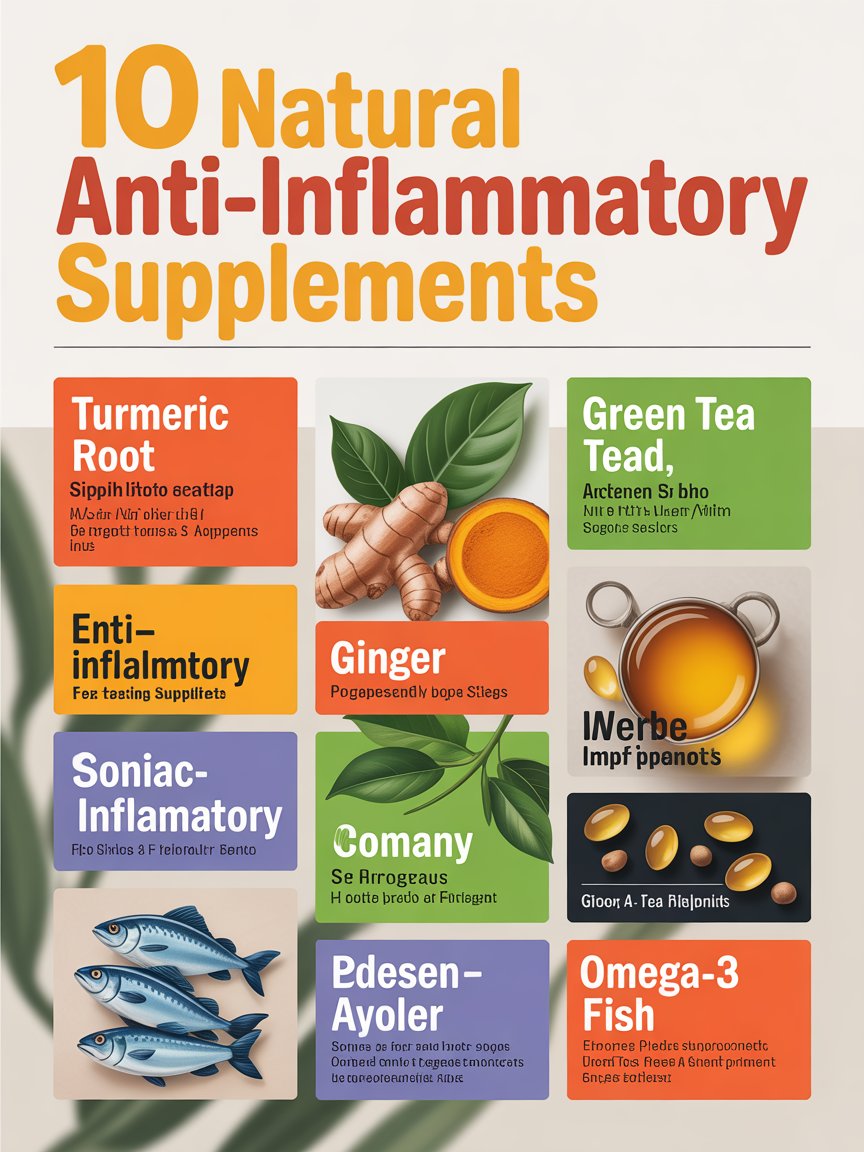 10 Natural Anti-Inflammatory Supplements