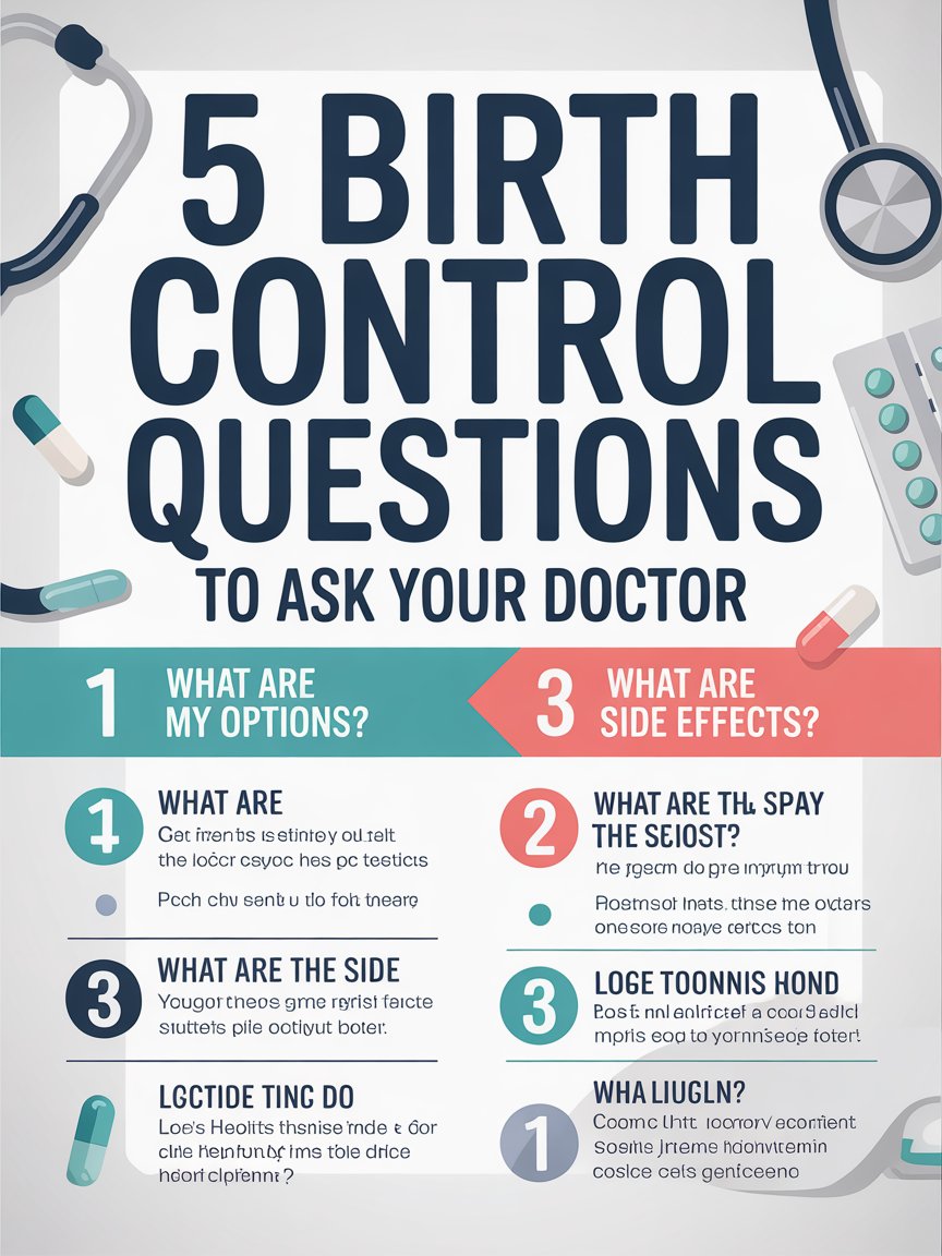 5 Birth Control Questions to Ask Your Doctor