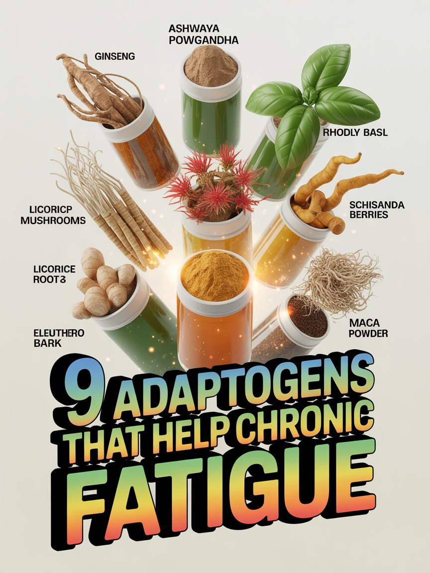 9 Adaptogens That Help Chronic Fatigue