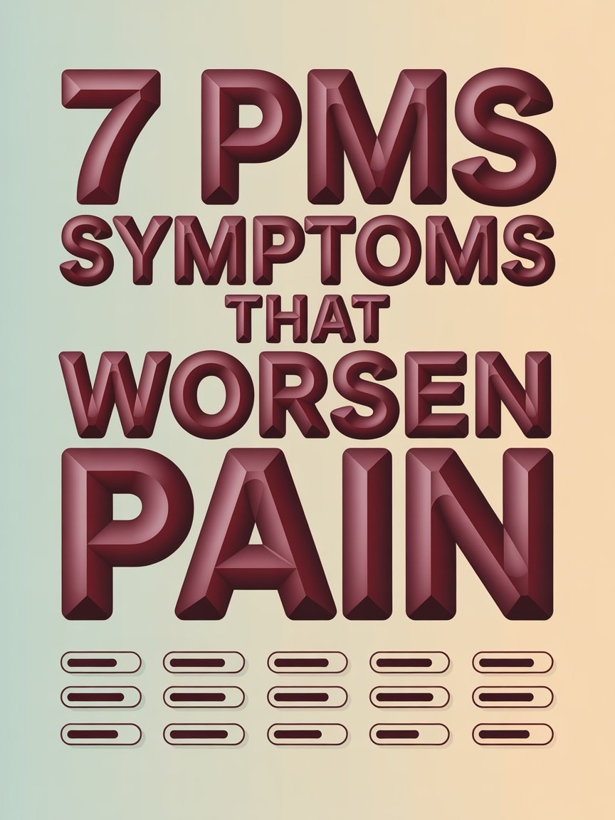 7 PMS Symptoms That Worsen Pain