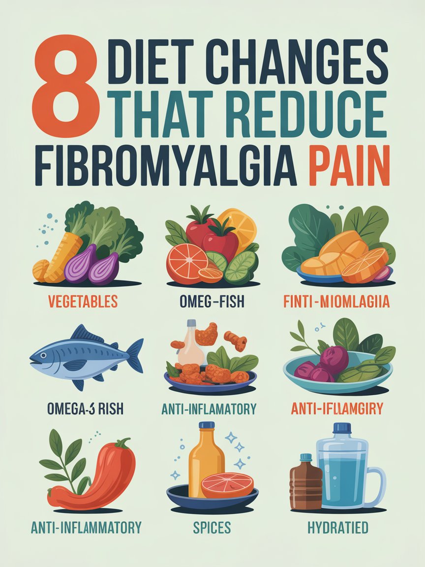 8 Diet Changes That Reduce Fibromyalgia Pain