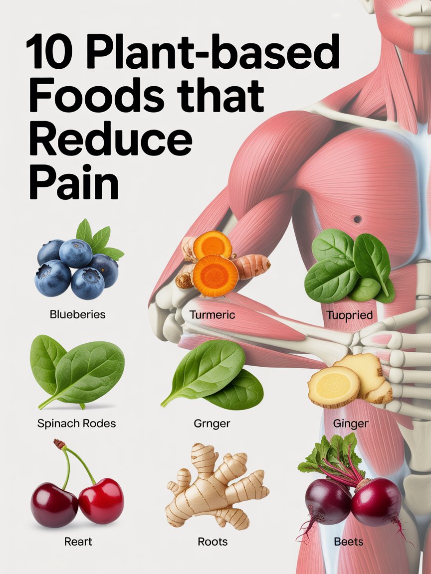 10 Plant-Based Foods That Reduce Pain